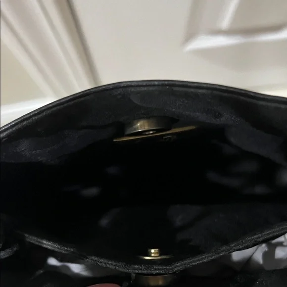 Paloma Picasso Black Crossbody Bag with Gold Accent - Picture 4 of 5